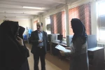 بازدید رئیس دانشگاه فنی و حرفه ای استان از پروژه نوسازی شبکه  آموزشکده دکتر معین توسط اساتید خیر مرکز  3