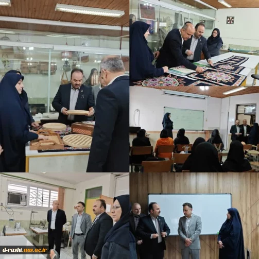 حضور معاون پژوهش و فناوری دانشگاه ملی مهارت کشور در آموزشکده ملی مهارت دختران رشت